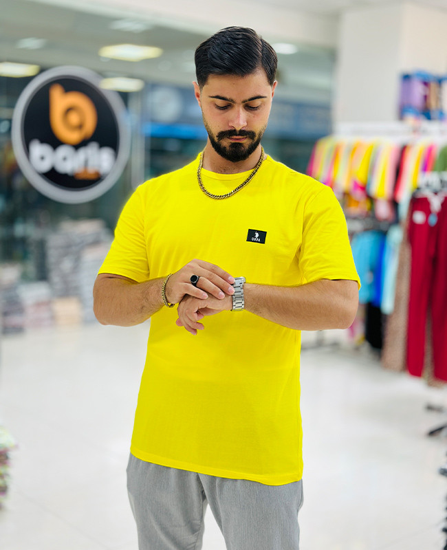 تیشرت مردانه پنبهای ترک؛ مدل طرح نقش برجسته (Embossed) با رنگبندی متنوع - مزون یونا