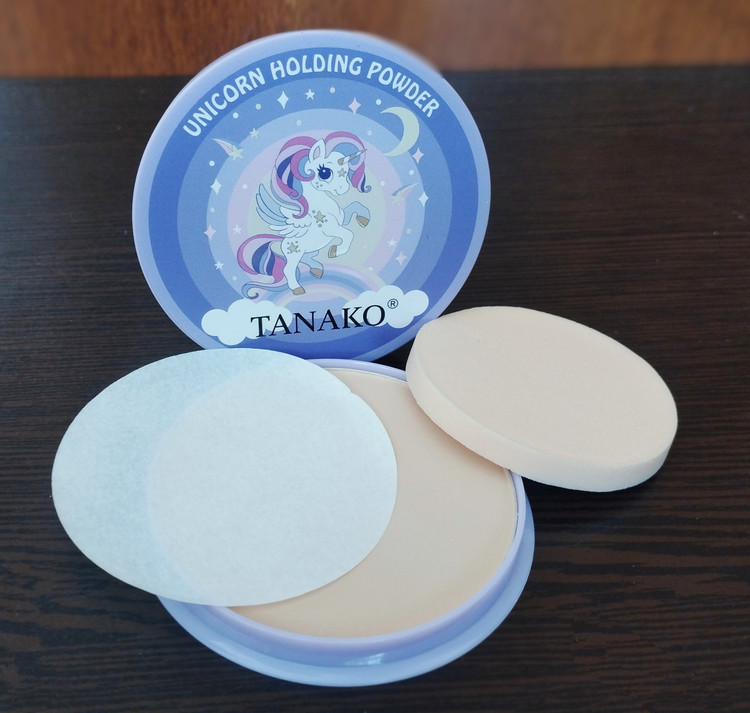 پنکک آرایشی برند تانکو (Tanko) مدل یونیکورن | با بستهبندی فانتزی و جذاب | ماتکننده و باکیفیت - مزون یونا