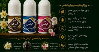 مام رولی ضد تعریق گیاهی و کاملاً طبیعی (بدون آلومینیوم و پارابن) - مزون یونا
