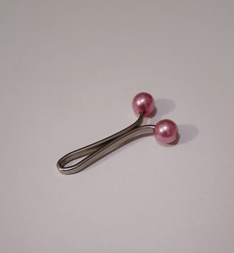 پک دو تایی گیره روسری استیل برند آسنا - مخصوص جلوگیری از لیز خوردن و نخ کشیدن روسری - مزون یونا