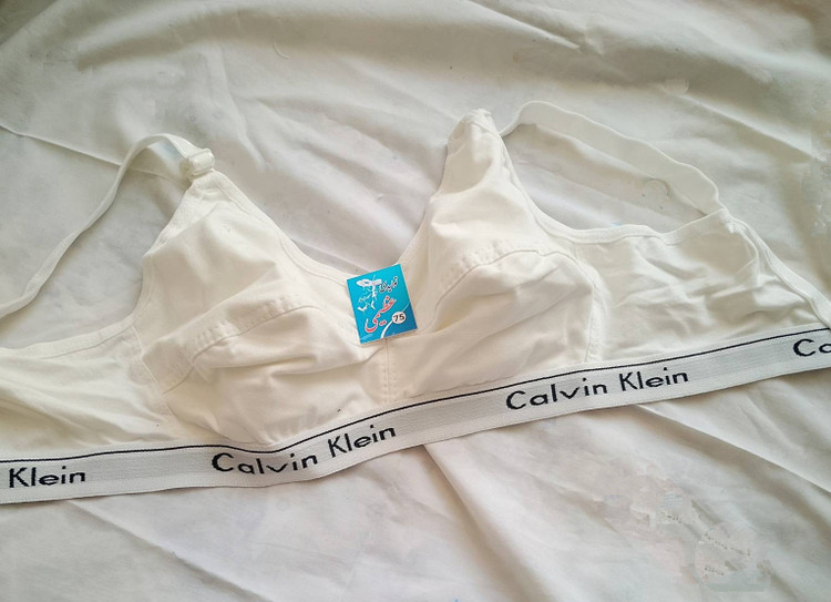 سوتین اسپرت طرح Calvin Klein | سوتین راحتی بدون فنر سوپر پنبه | سایز ۷۵ تا ۸۵