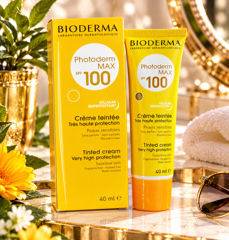 ضد آفتاب رنگی بایودرما فتودرم مدل SPF100؛ پوششدهنده و محافظ پوست (Tinted) - مزون یونا