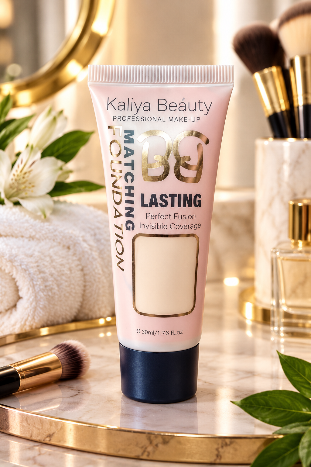 کرم پودر کالیا بیوتی Kalia Beauty با پوشانندگی بالا – حجم ۳۵ میل بدون روکش - مزون یونا