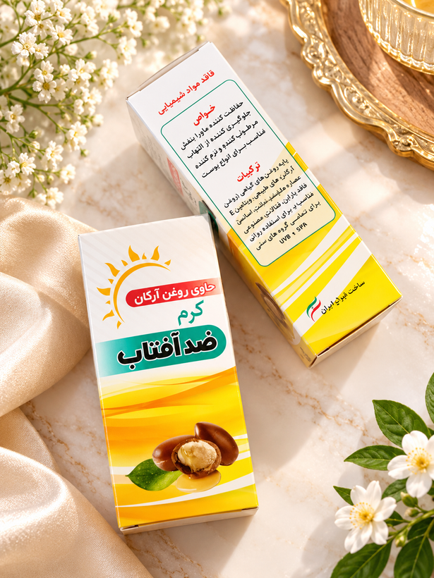 ضد آفتاب گیاهی و سبک فاقد رنگ؛ مناسب انواع پوست - مزون یونا