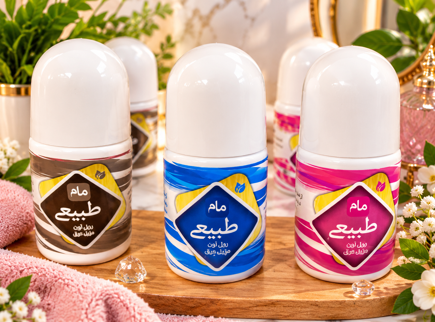 مام رولی ضد تعریق گیاهی و کاملاً طبیعی (بدون آلومینیوم و پارابن) - مزون یونا