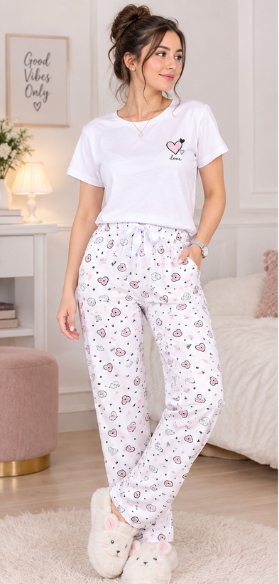 شلوار نخ پنبه زنانه 2xl طرحدار ترک ـ مزون یونا