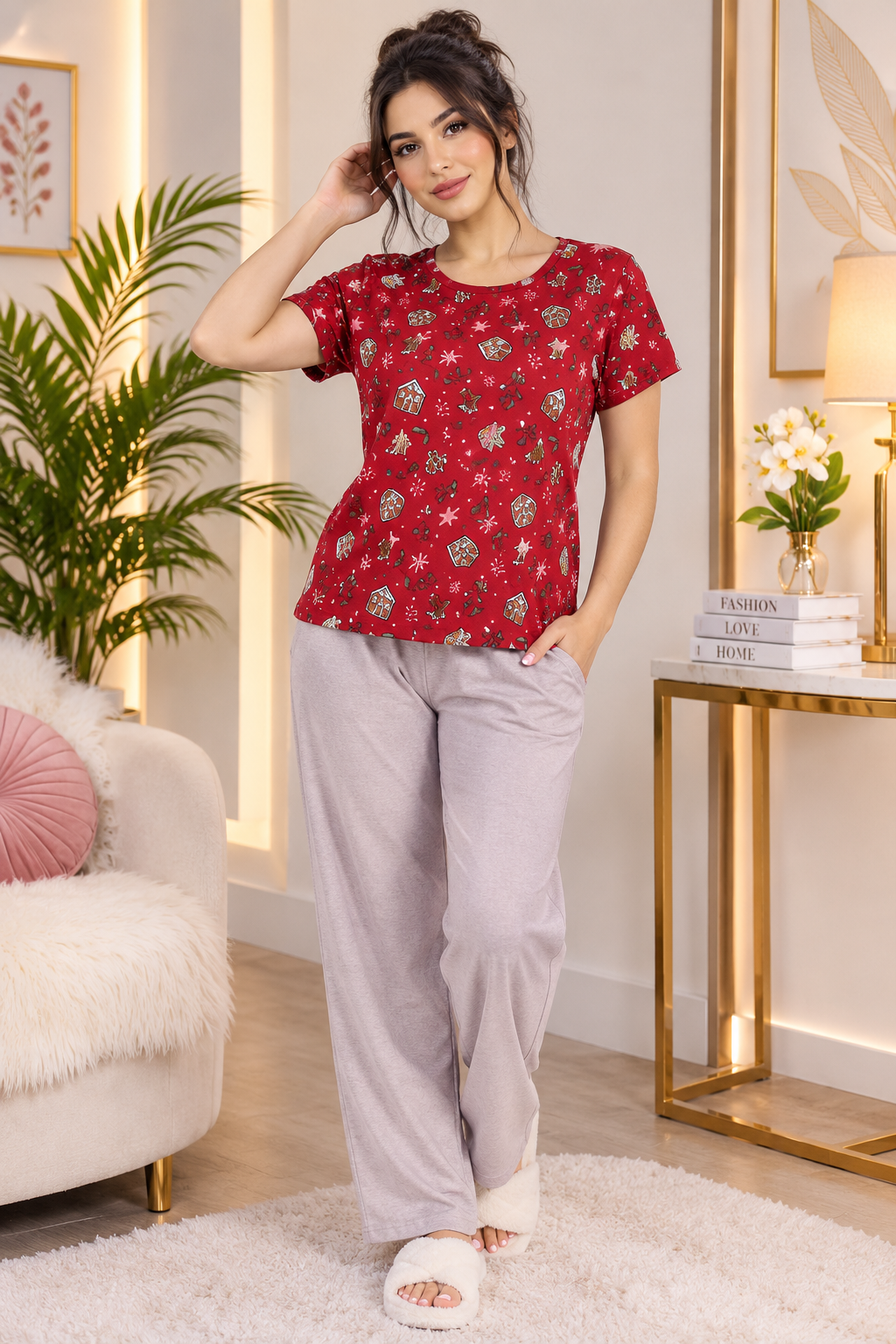 ست تیشرت شلوار H&M سایز M- مزون یونا