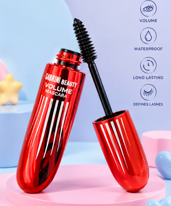 ریمل  گاش بیوتی (Gash Beauty) اصلی - حجم‌دهنده و جذاب با ظرف قرمز - مزون یونا